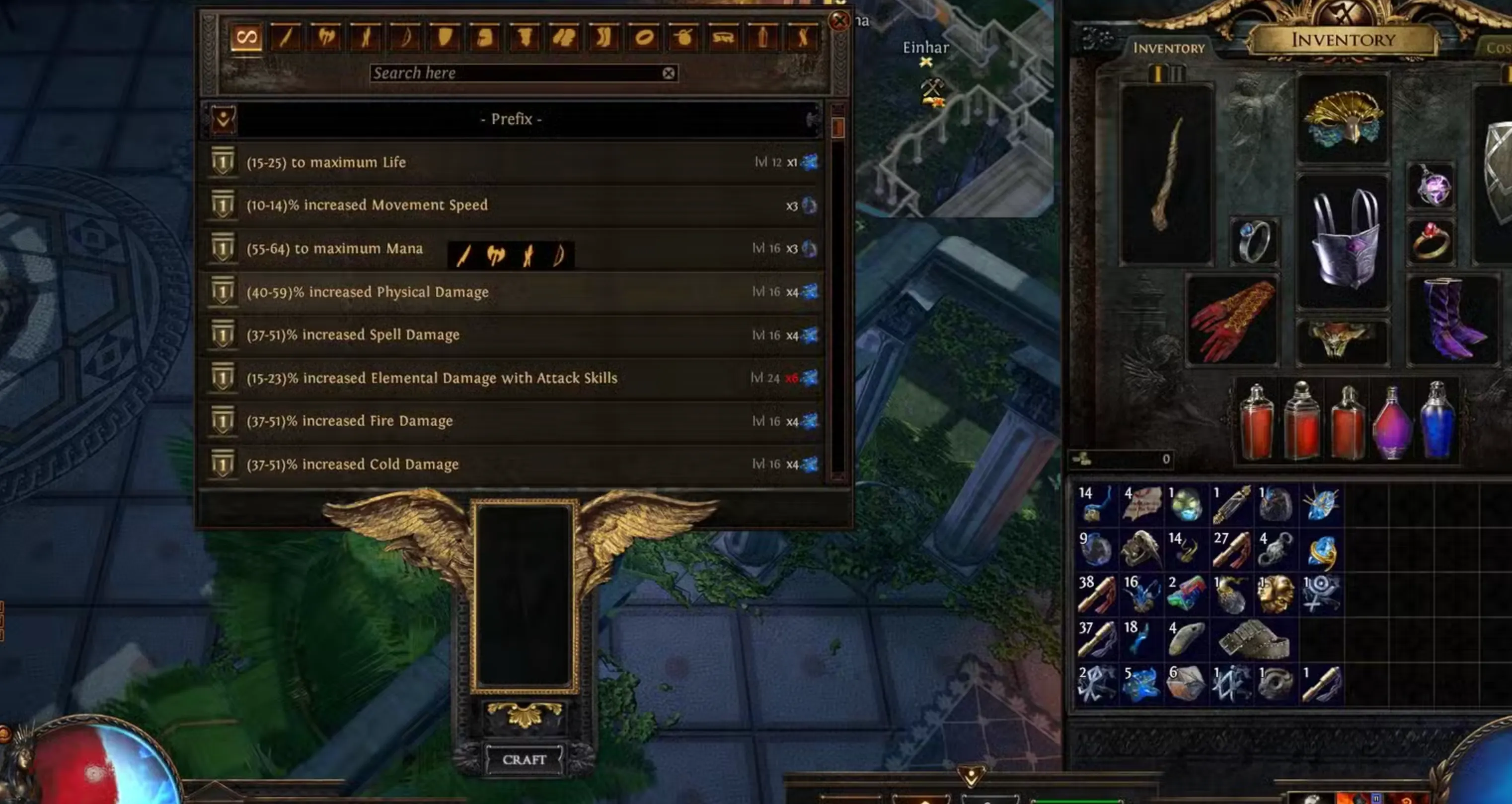 craft of exile 2 addon